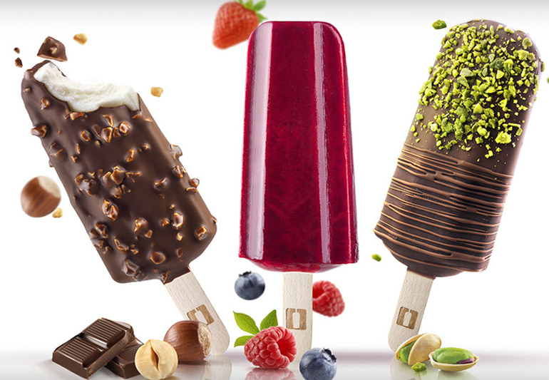 Ice cream food styling